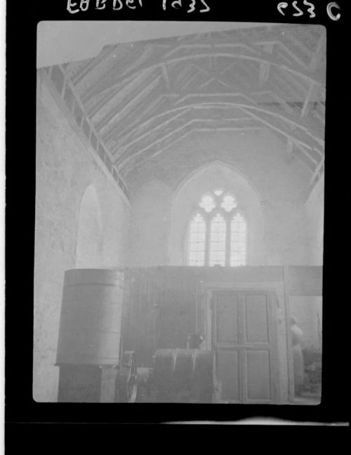 Interior of Fardel chapel