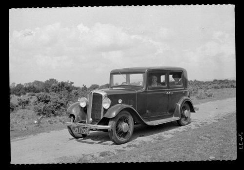 Percy Taylor's Renault Saloon Car on Plasterdown