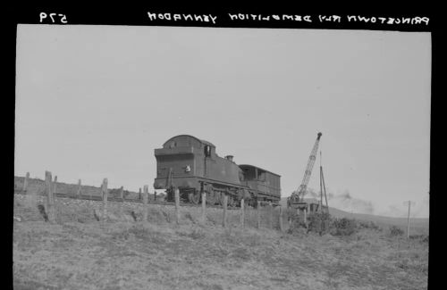 Demolition of the Princetown Railway, Yennadon Down.