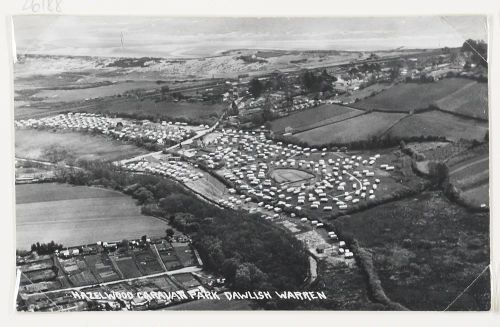 Aerial view of Hazelwood caravan park