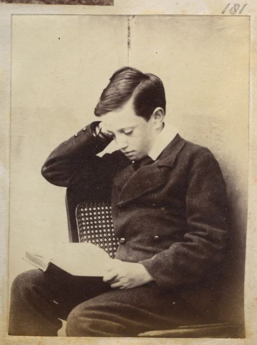 Boy reading