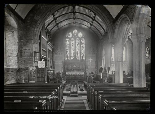 Church, interior, Lifton