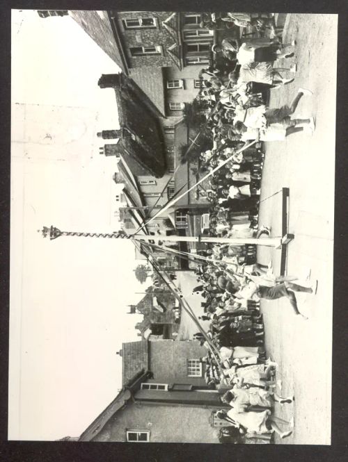 Jubilee celebrations, South Zeal - Maypole - 1935