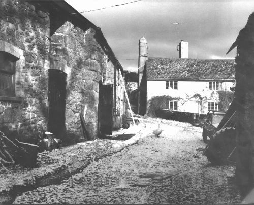 Ford Farm, Manaton, in snow