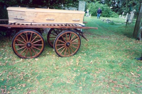 Television recreation of the traditional Dartmoor funeral