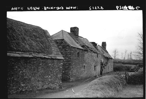 Hele Farm, Buckland Monachorum, - scheduled for demolition in the 1950s