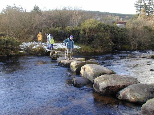 Stepping stones at Laughter Hole