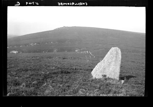 End stone of Challacombe Stone Row