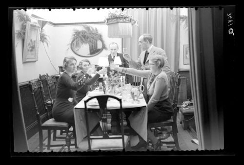 A Dinner Party Hosted by Sydney Taylor Junior and his Wife