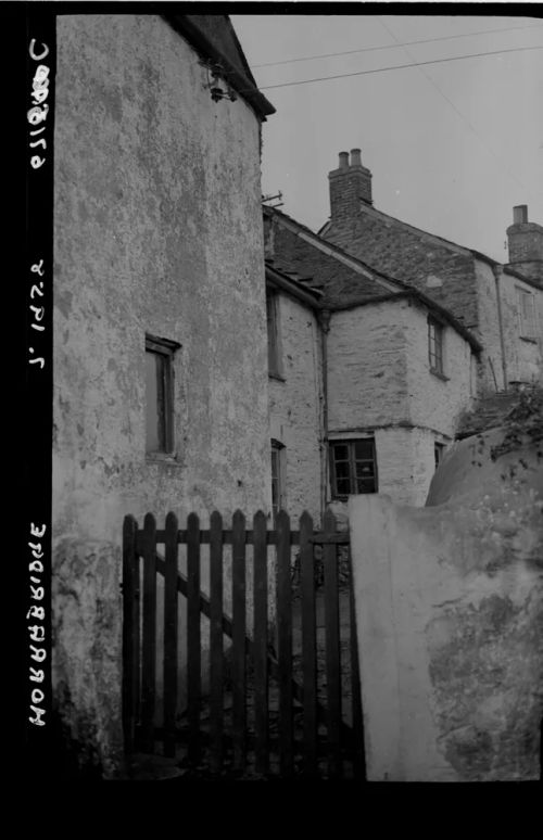 Houses scheduled for demolition in Horrabridge in the 1950s