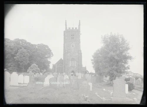 Church, exterior from west, Winkleigh