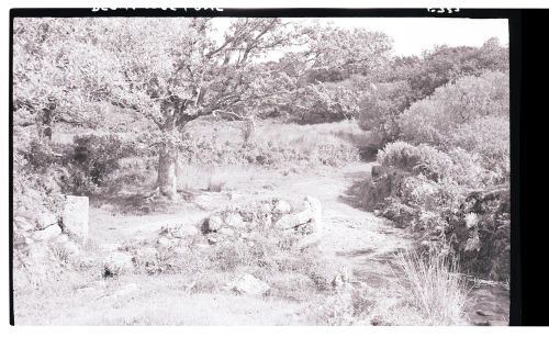 Track and stream at Deancombe Farm