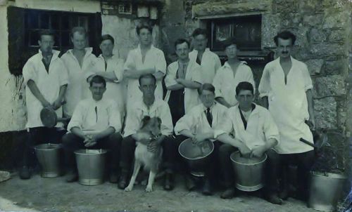 Uncatalogued: COs at Dartmoor Prison - Dairy Group.jpg