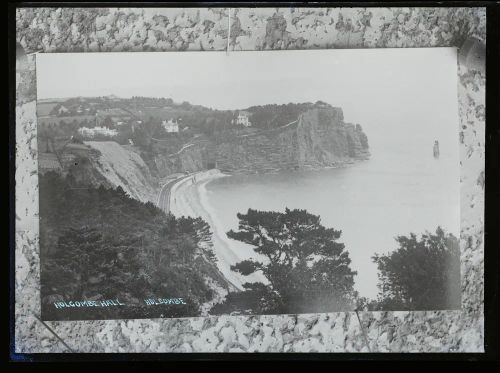 Parson & Clerk rocks from Holcombe Hall, Holcombe, near Dawlish