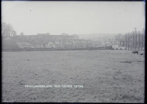 View of Hele from railway