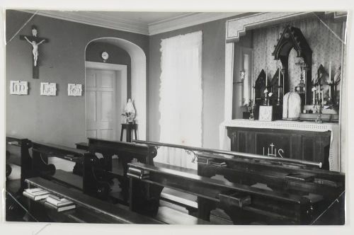 Interior of chapel in Dawlish