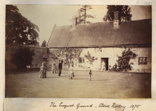 Croquet ground, Stowe rectory